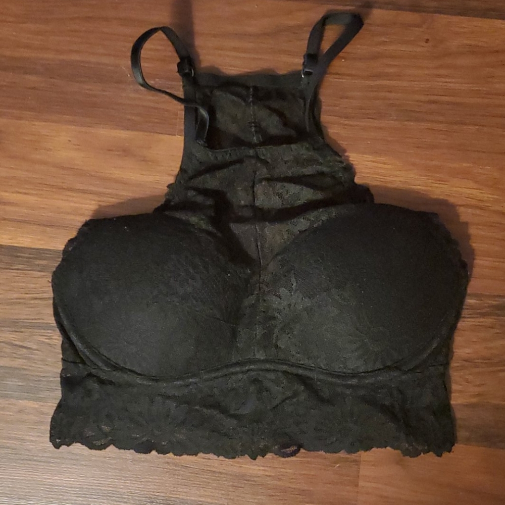 Victoria secret PINK black bralette xs
